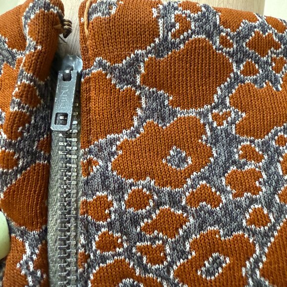 Late 1960s Double Knit A Line Mini Dress Band Box by Stephanie Q - Picture 2 of 9